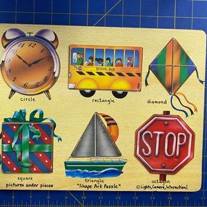 Shape Art Wood Peg Puzzle